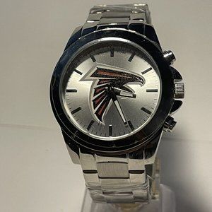 ATLANTA FALCONS NFL Team Logo Stainless-Steel Men's Watch by Game Time NEW